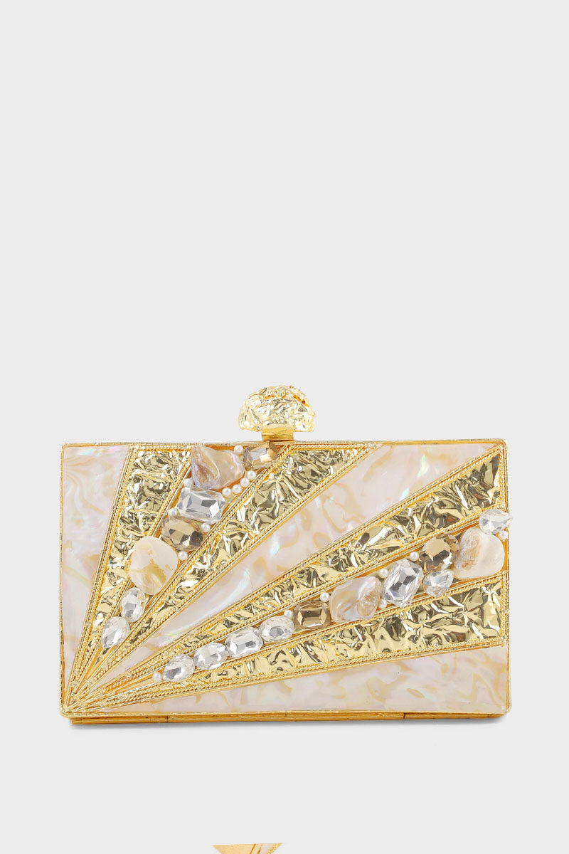 Wedding Clutch B20810-Golden