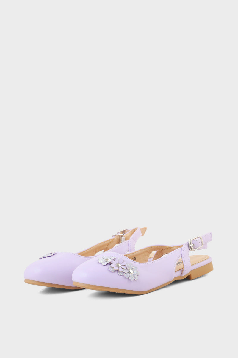 Girls Formal Sling Back Q10025-Lavendar