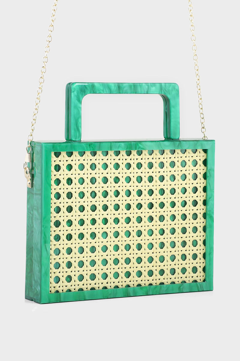 Party Wear Clutch BK4029-Green