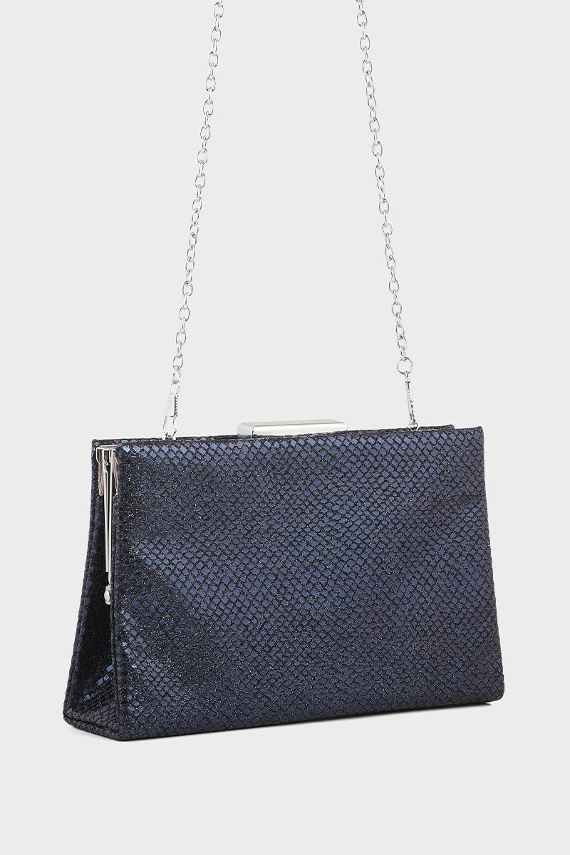 Party Wear Clutch BK4026-Blue