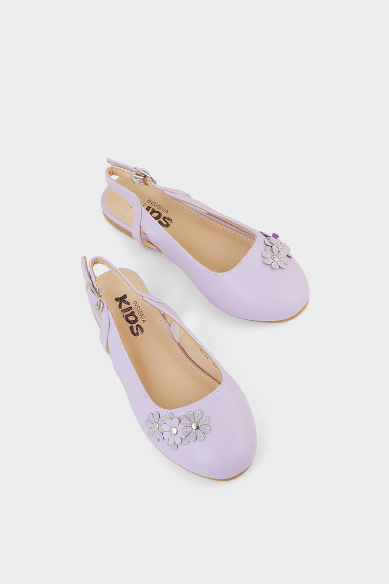 Girls Formal Sling Back Q10025-Lavendar